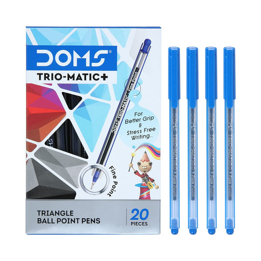 Doms Trio-Matic + Ball Point Pens - Blue