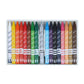 Doms Non- Toxic Triangle Extra Long Wax Crayons Set In Cardboard Box - 16+1 Assorted Shades