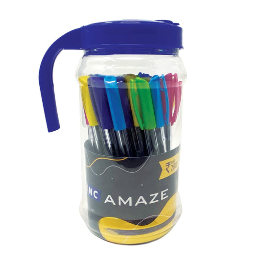 Linc Amaze Ball Pen Jar Pack, Blue Ink, Pack Of 35 Pens