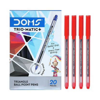 Doms Trio-Matic + Ball Point Pens - Red