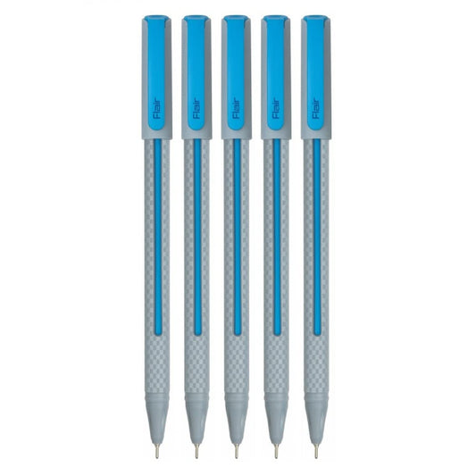 Flair Yolo 0.6mm Ball Pen Pouch Pack - Blue Ink
