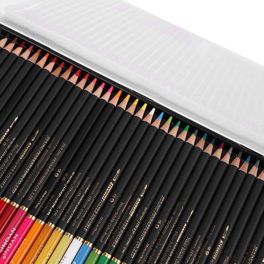 Ondesk Artics Artists' Fine Art Watercolour Pencil Set Tin Box of 36 Assorted Shades | Perfect For Artists', Professionals & Students| Ideal For Sketching, Painting, Drawing, Shading & Illustrations