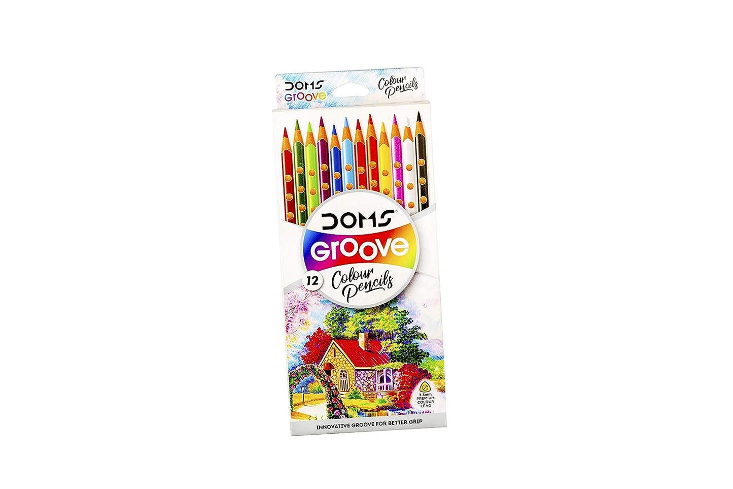 Doms Groove Colour Pencil(12 Nos)