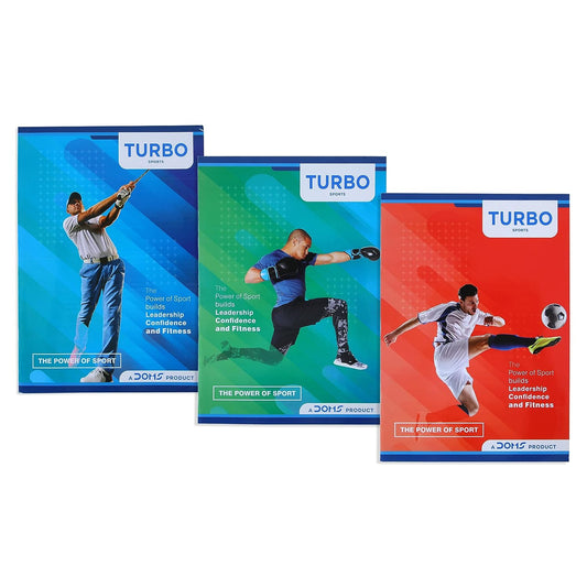 Doms The Power Of Sport Series Turbo Notebook - A4 - Unruled