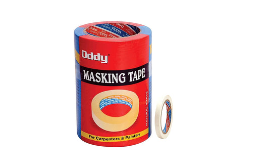 Oddy 12mm Super Strong Self Adhesive Masking Tape-30 Mtrs. (Set of 2)