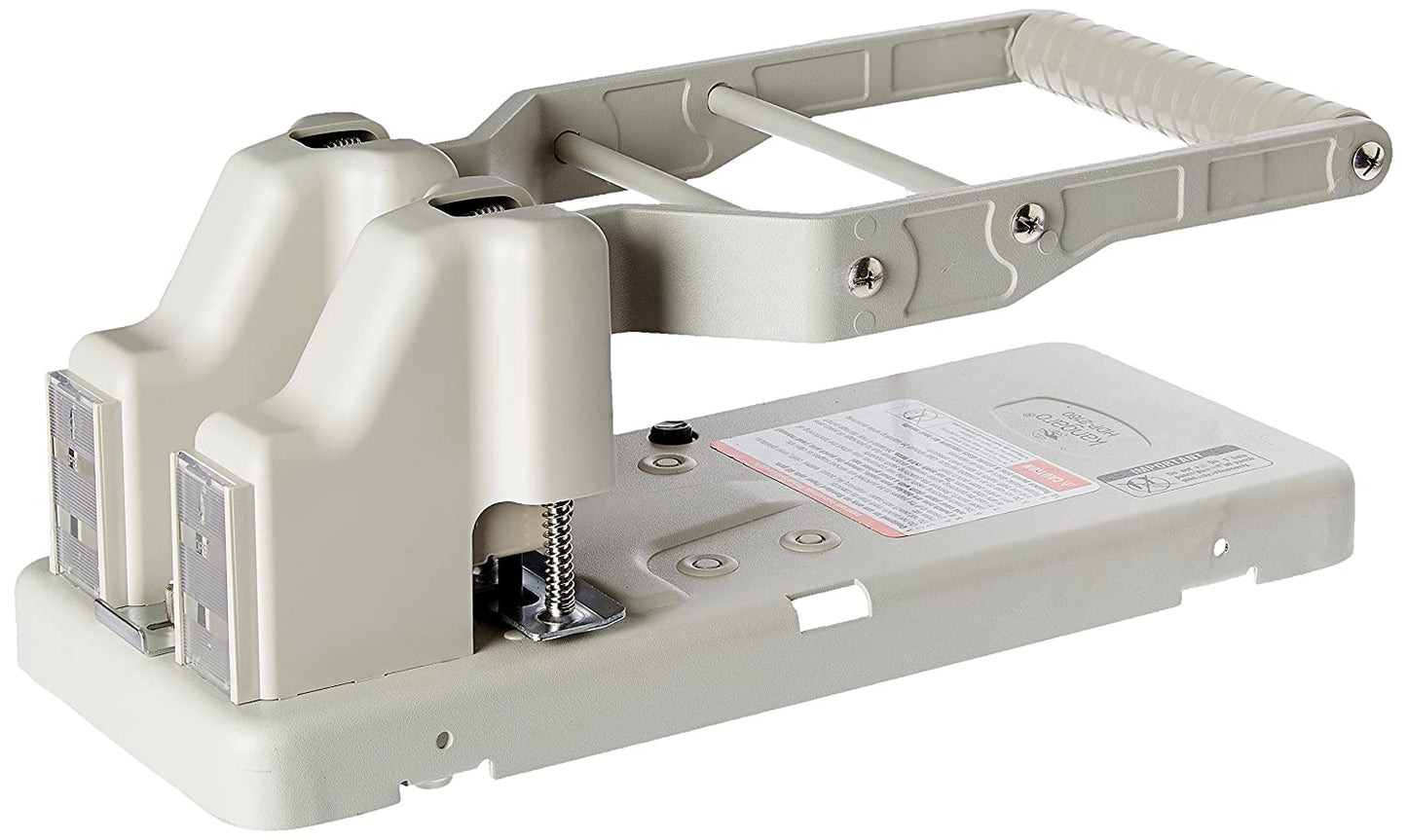 Kangaro Desk Essentials HDP-2160 2 Hole Heavy Duty Metal Paper Punch - Color May Vary