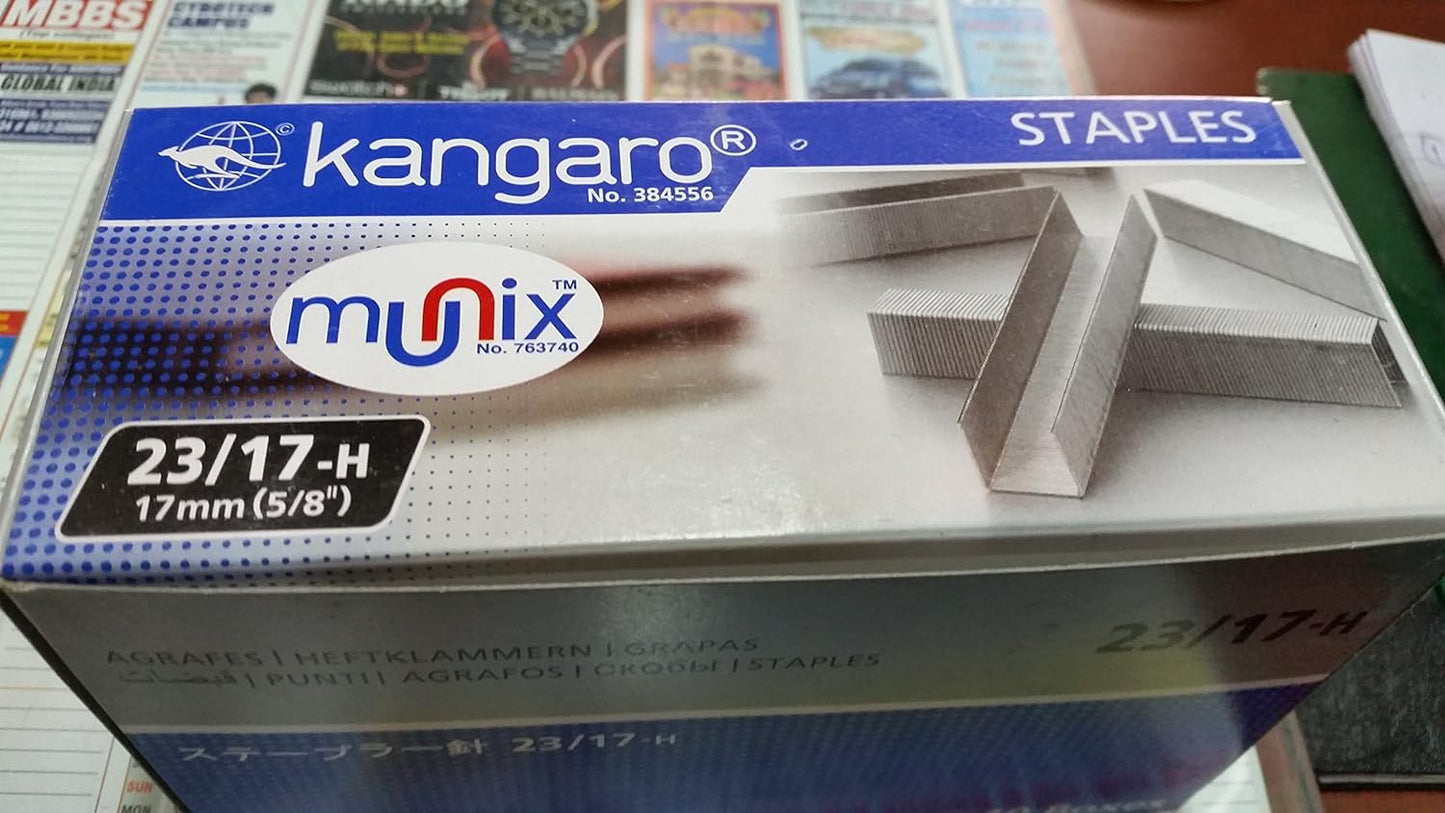 Kangaro Staples In Strips 23/17-H - Color May Vary