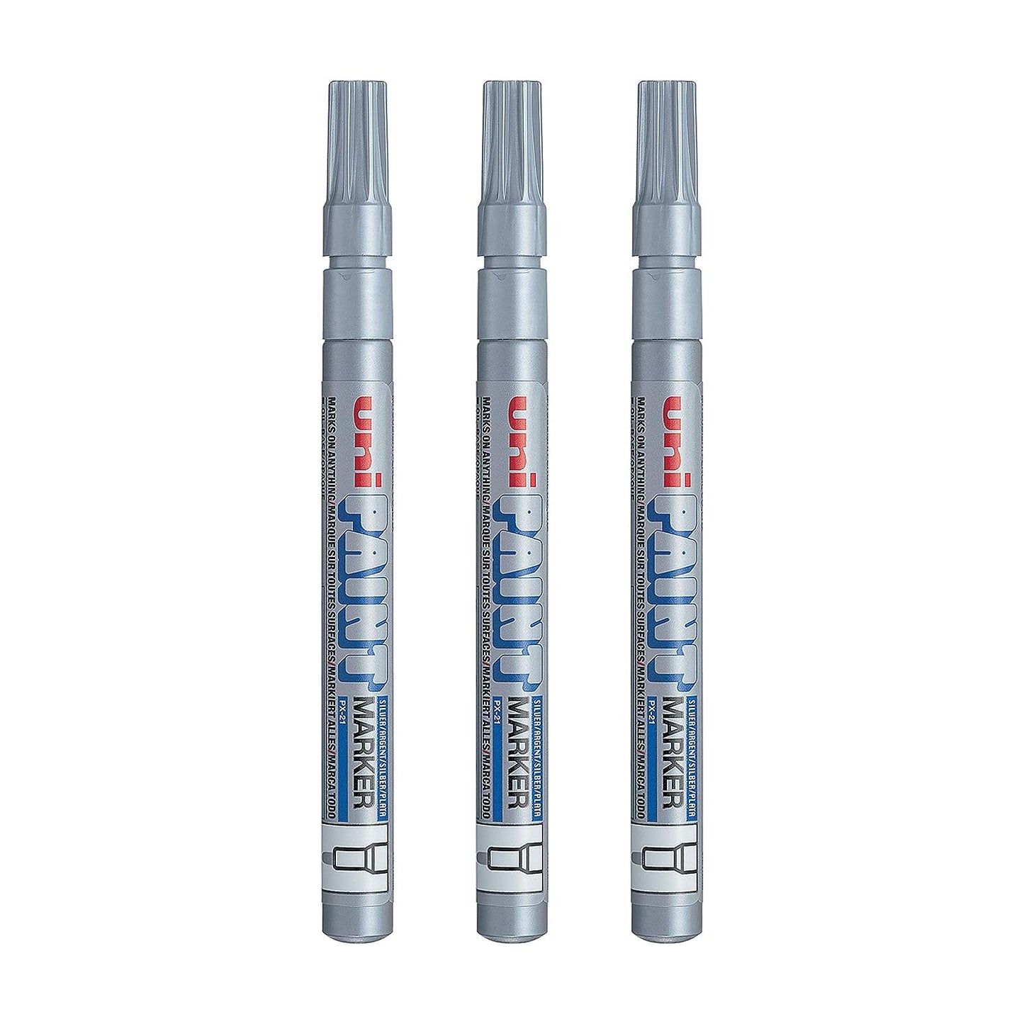 Uniball Px21 Paint Markers - Silver