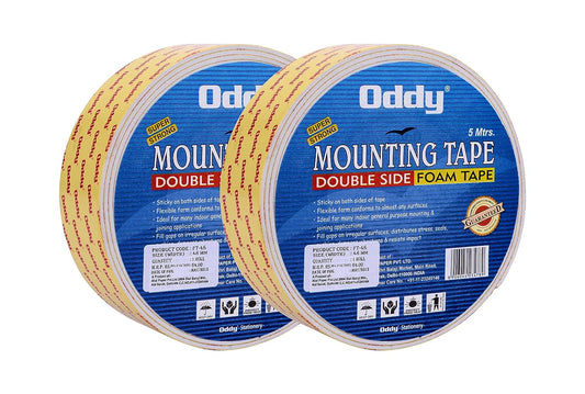 Oddy Mounting Foam Tape on 3" Core ID (Set of 6 Tape)
