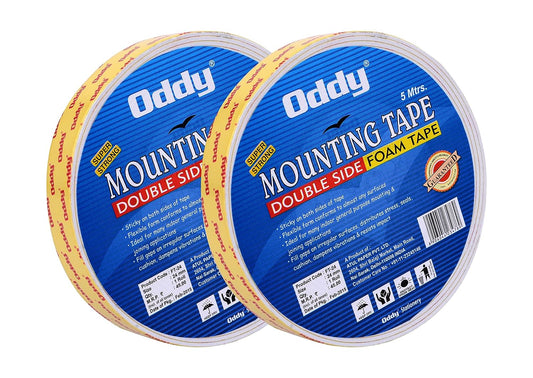 Oddy Mounting Foam Tape on 3" Core ID (Set of 10 Tape)