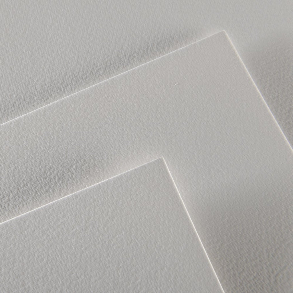 Canson Acrylic 24X32cm Natural White 400 Gsm Painting Paper- Glued On 4 Sides Block Of 10 Sheets)