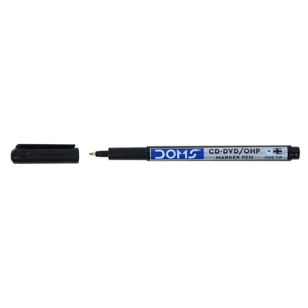 Doms Cd-Dvd/Ohp Marker Pen - Black