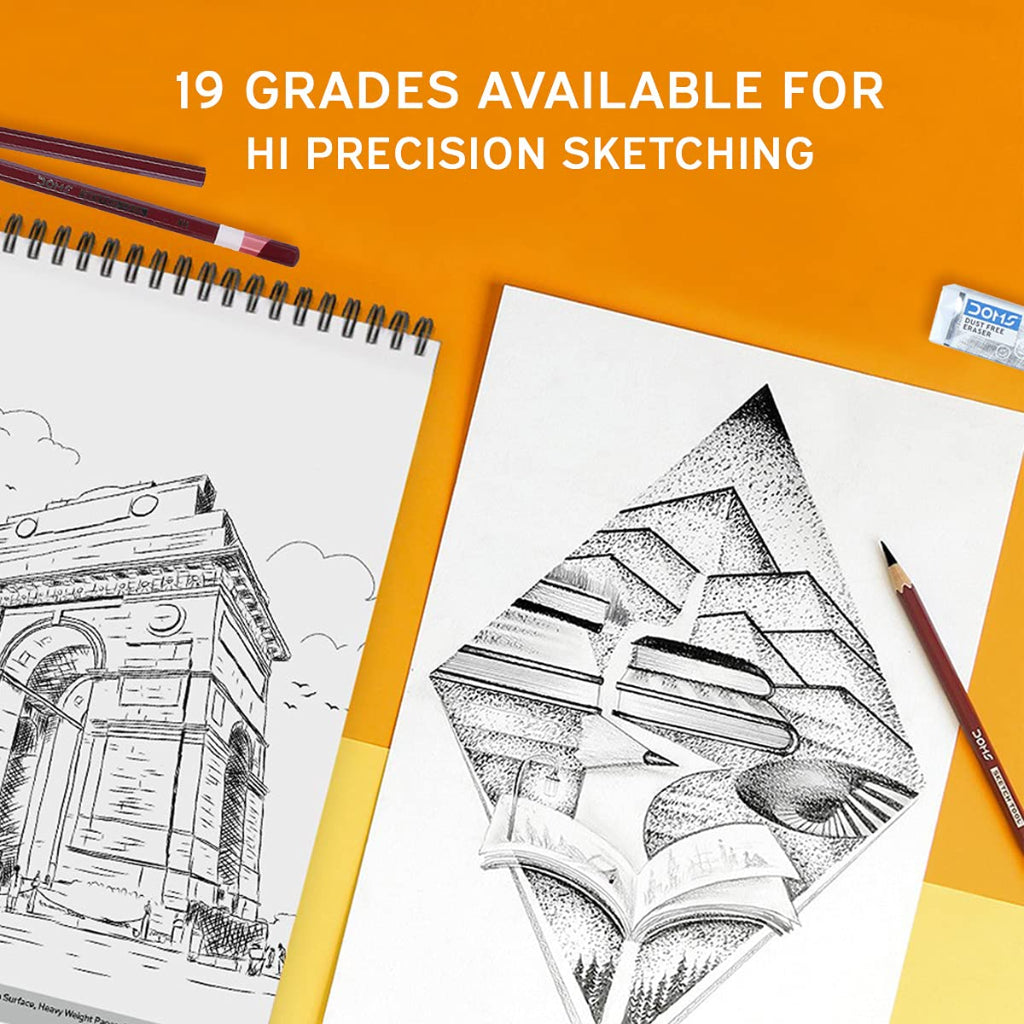 Doms Drawing & Sketching 10B Graphite Pencils