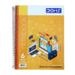 Doms 57GSM 6 Subject Ruled Digital World Series Notebook - 300 Pages, Pack of 1