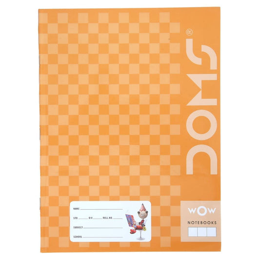 Doms Brown Cover Notebook - Medium Square 12Mm