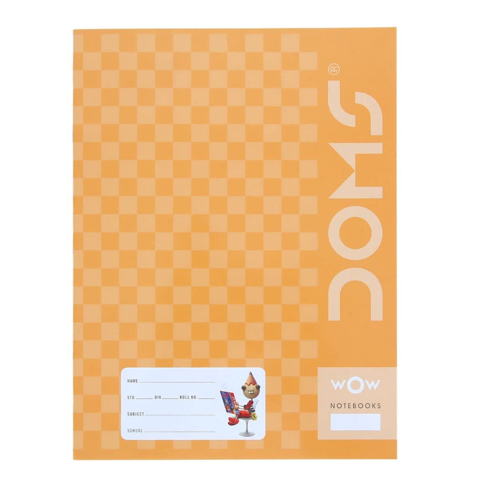Doms Brown Cover Notebook - A5 - Unruled
