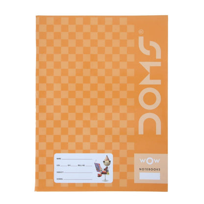 Doms Brown Cover Notebook - 24 x 18 cm - Unruled