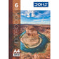 Doms 57GSM A4 6 Sub Single Line Book Spiral Bound Nature Series Exercise Note Book - 300 Pages, Pack of 1