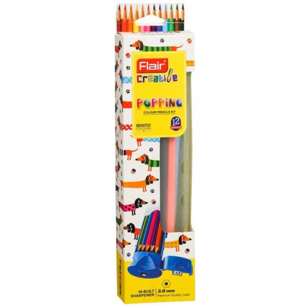Flair Creative None Hexagonal Shaped Color Pencils
