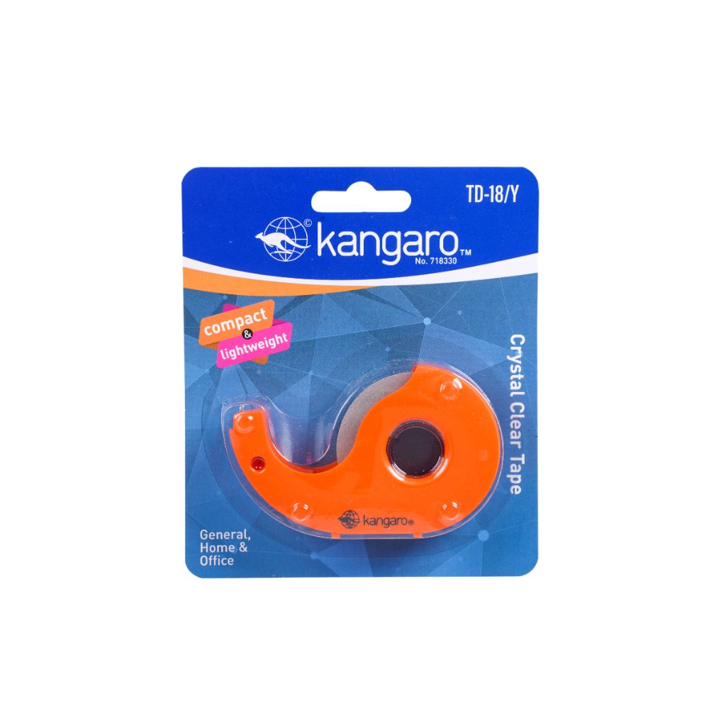 Kangaro Tape Dispenser Td-18Y - Color May Vary