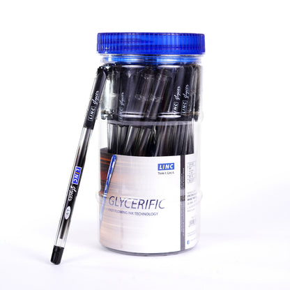 Linc Glycer - 0.7 Mm Ball Pens Jar - Pack of 35