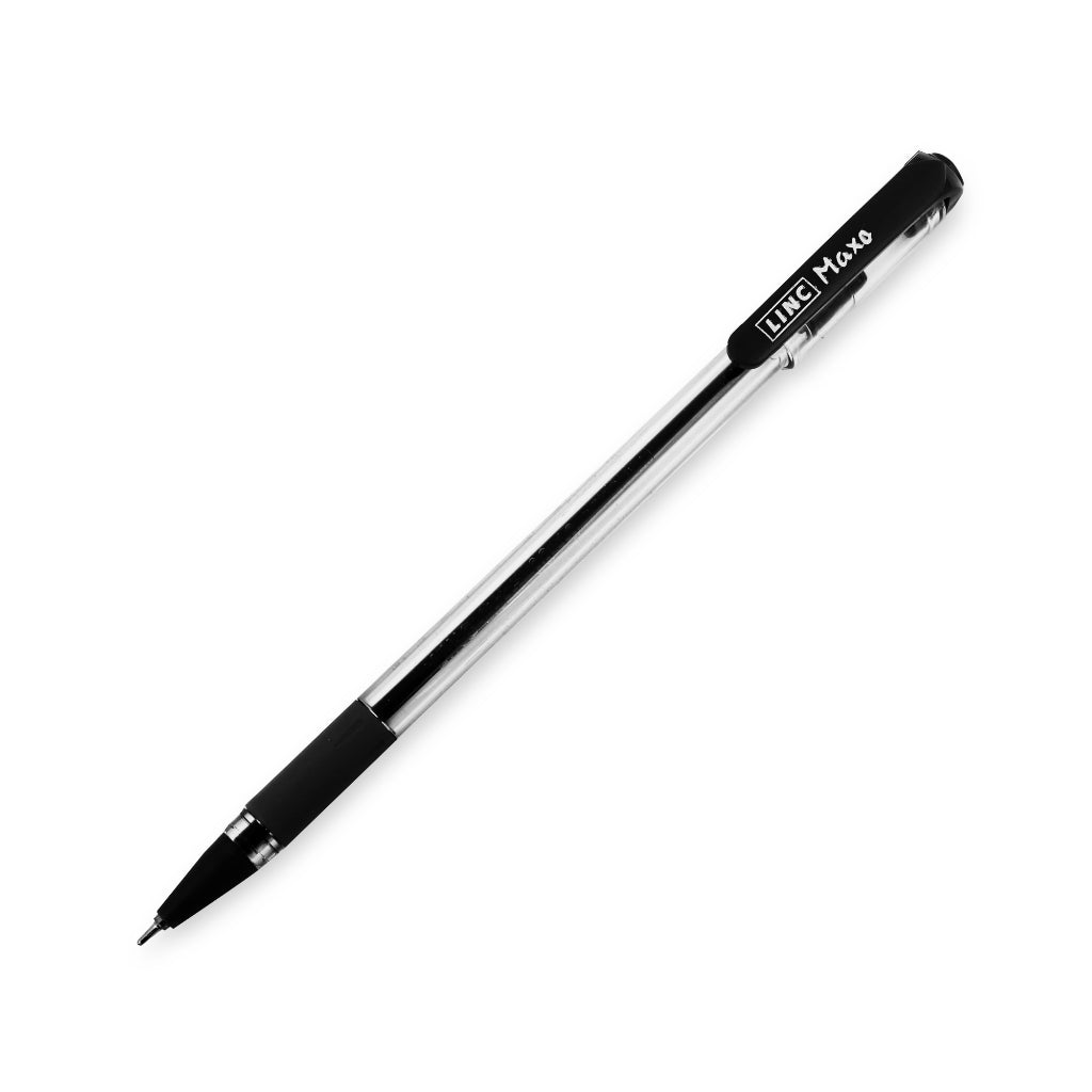 Linc Maxo Fine Ball Pen- Black (5 Pcs)