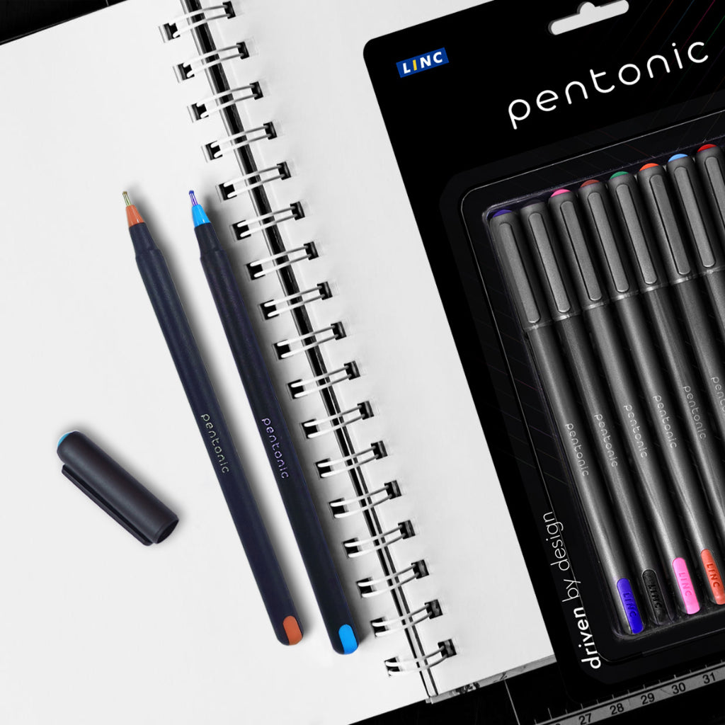 Pentonic 0.7mm Ball Point Pen - Multicolor Ink