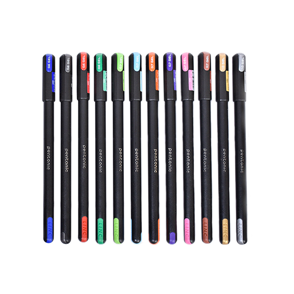 Pentonic 0.6mm Gel Pen - Multicolor Ink
