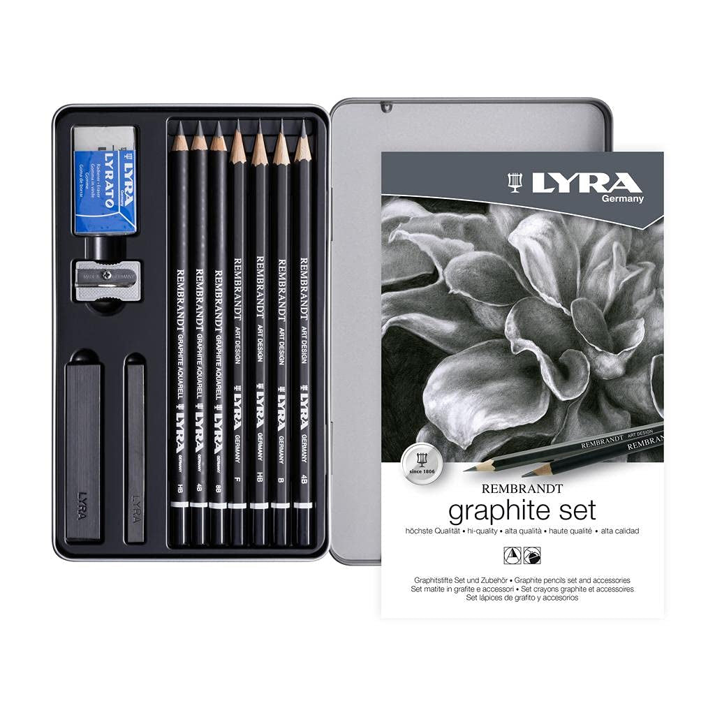 Lyra Germany Rembrandt Polycolor Art Pencil Set With Metal Case (Assorted- Pack Of 24)