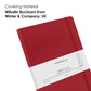 Mypaperclip Executive Series Notebook, A5 (148 X 210Mm, 5.83 X 8.27 In.) Checks, Esx192A5-C Red