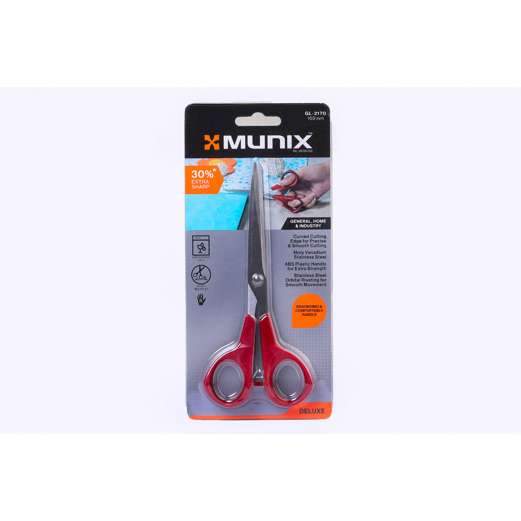 Munix GL-2170 169 mm / 6.6" Stainless Steel Scissors