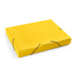 Ondesk Essentials Document Case Opaque File | Durable Plastic Document File Storage Bag With Elastic Corner Straps | Folder For A4 Size Documents | Yellow, Pack Of 1