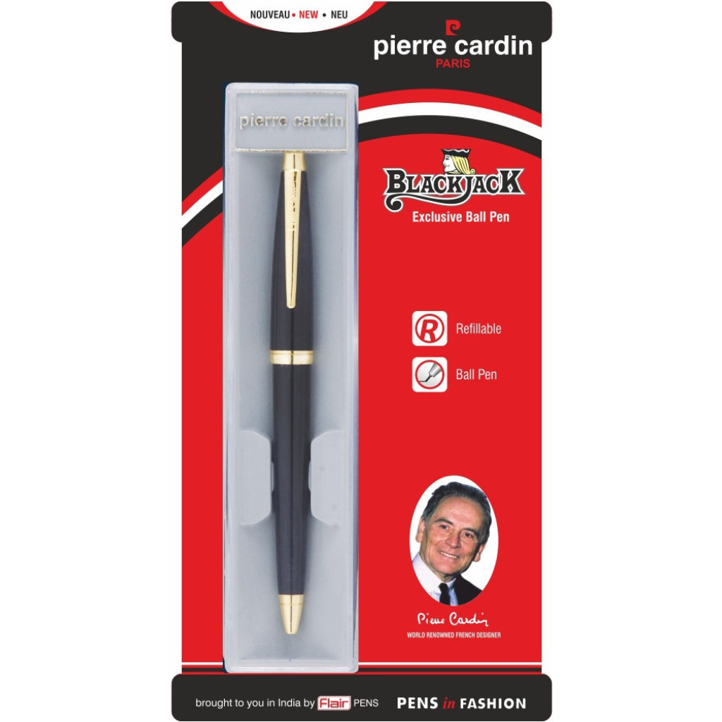 Pierre Cardin Black Jack Exclusive Ball Pen  - Blue, Pack Of 1