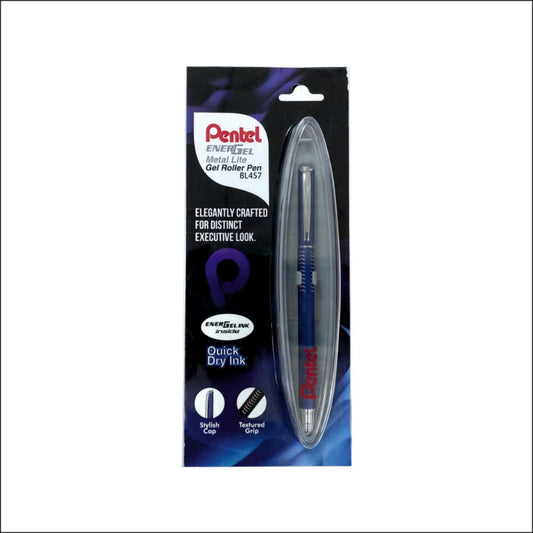 Pentel BL457 0.7mm EnerGel Roller Gel Pen - Black Ink, Pack of 1