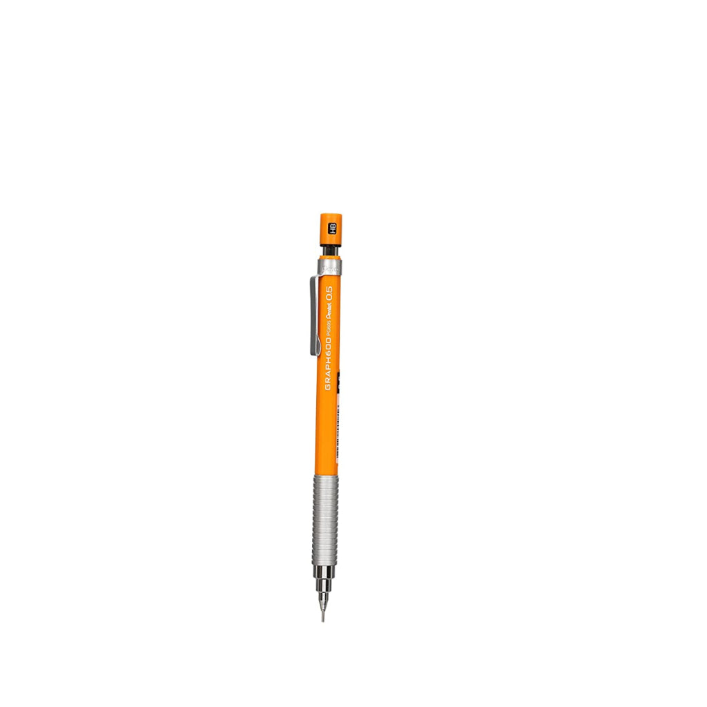 Pentel PG605 Drafting Pencil - Orange, Pack of 1