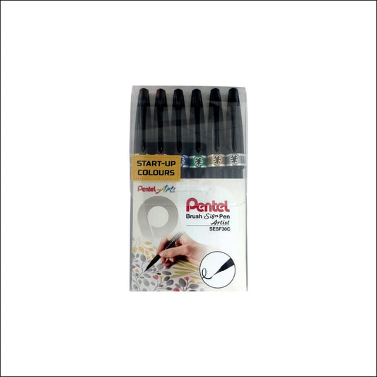 Pentel SESF30C Extra Fine Brush Tip Water Based Brush Pen