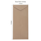 Paper Pep Business Envelope 120Gsm 9"X4" Kraft Pack Of 36