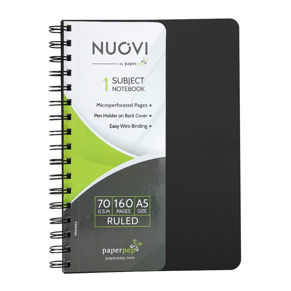 Paper Pep Nouvi 1 Subject Single Ruled 70Gsm 160 Pages A5 Notebook