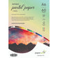 Paper Pep Artists' Pastel Papers 160Gsm A6 Multicolor Shades Assorted Pack Of 60 Sheets
