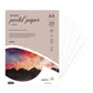 Paper Pep Artists' Pastel Papers 160Gsm A4 Bianco (White) Unicolor Pack Of 20 Sheets