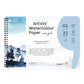 Paper Pep Artists' Watercolour Wiro Pads 200Gsm Cold Pressed A5 32 Sheets