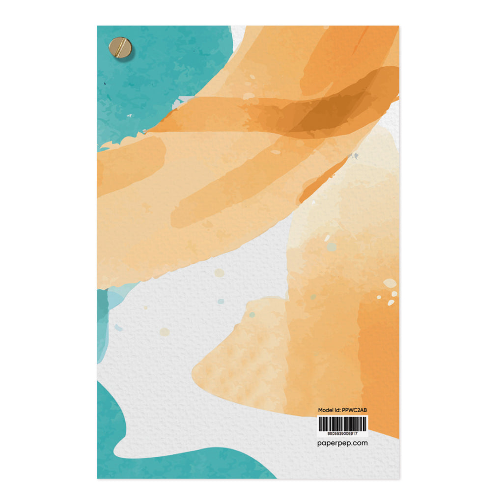 Paperpep Watercolour Pocket Artbook 200Gsm 4"X6" 36 Sheets For Watercolour, Gouache, Ink, Acrylic, Wet & Mixed Media, Art Painting, Drawing For Artists' & Amateurs
