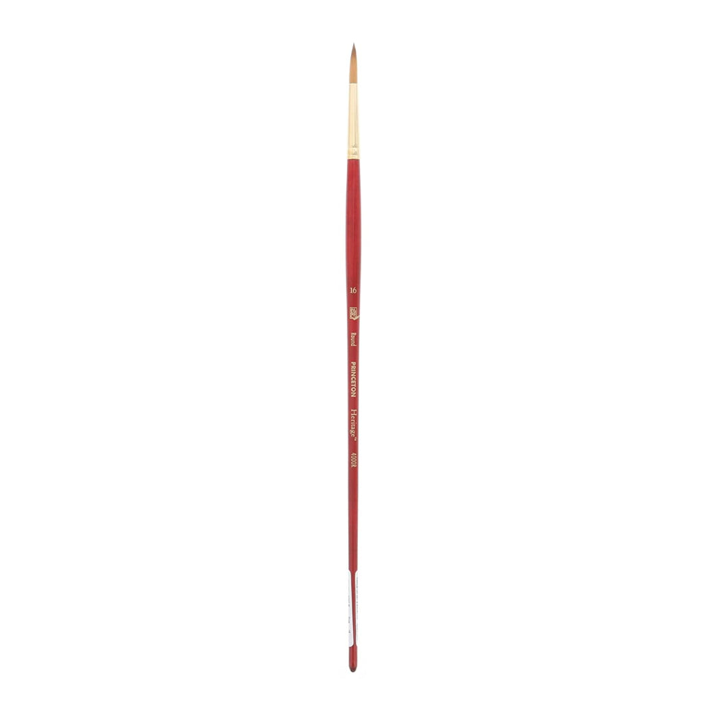 Princeton Heritage Long Handle Round Paint Brush (Size-16)