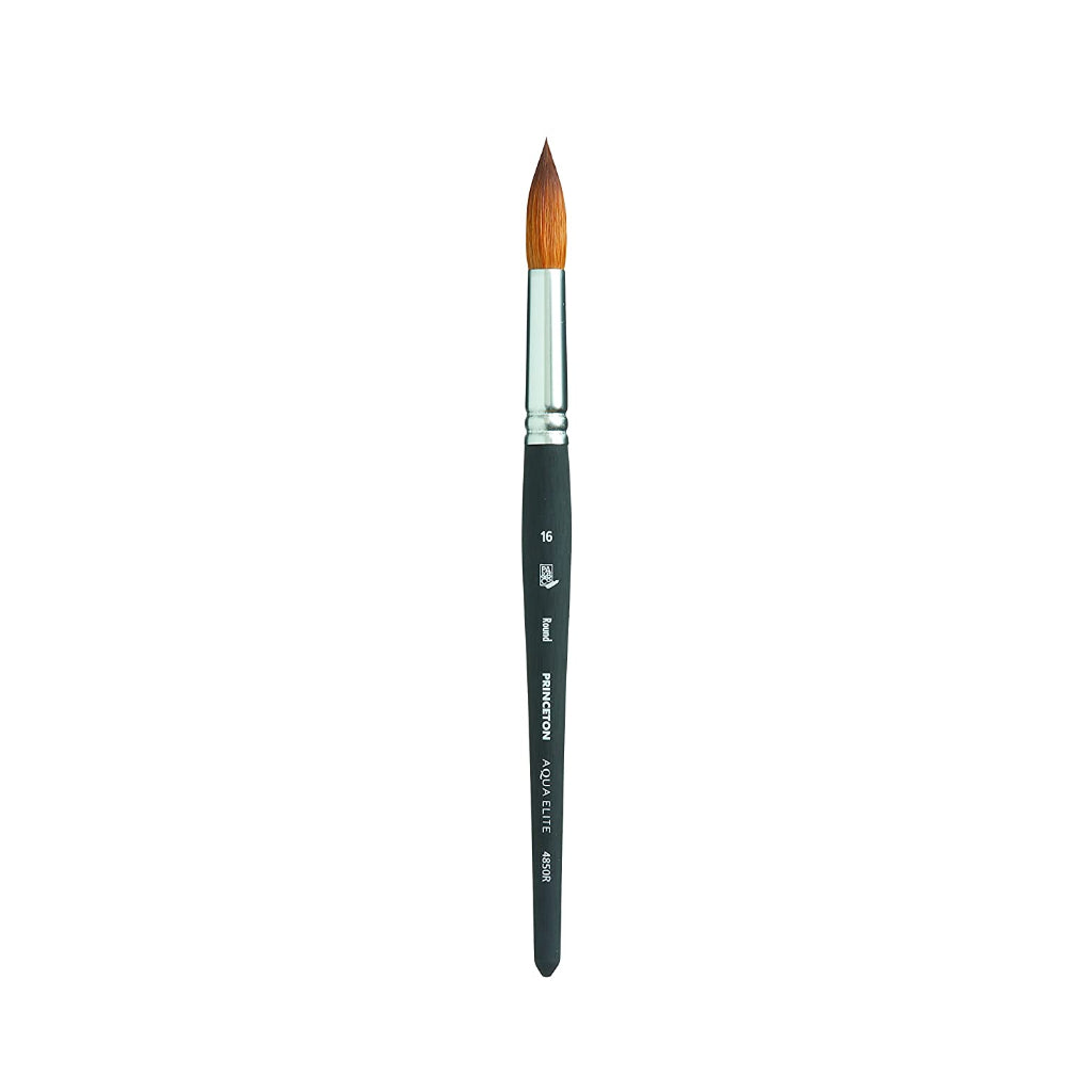 Princeton Aqua Elite Short Handle Round Paint Brush (No 16)