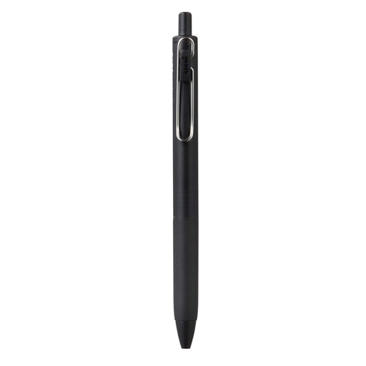 Uni-Ball One UMN S 0.5 mm Retractable Gel Pen - Black Body, Black Ink
