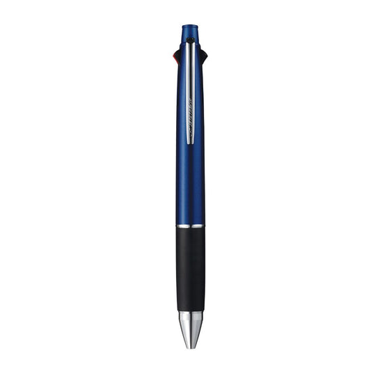 UniBall Jetstream Msxes100007 4 Color Ball Point Pen & Mechanical Pencil - Navy Blue