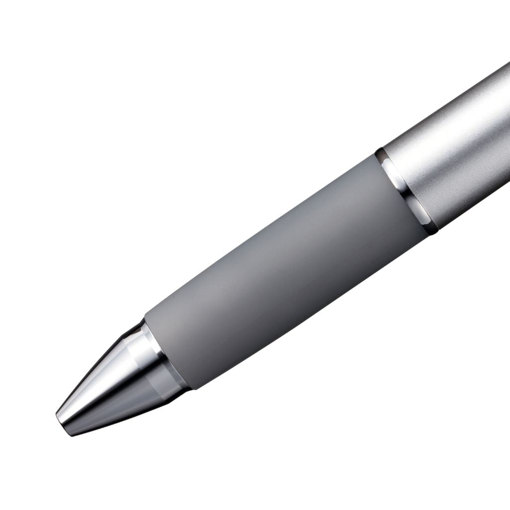 Uni-Ball Jetstream MSXES-1000-07 4 Color Ball Point Pen (0.7mm) & Mechanical Pencil (0.5mm)- Silver Body- Pack Of 1