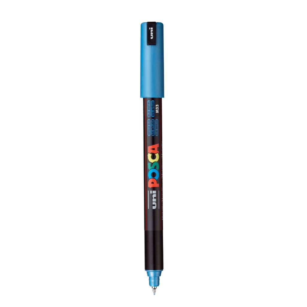 Uni-Ball Posca 1Mr Markers (Metallic Blue Ink- Pack Of 1)