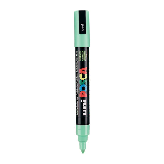 Uni-Ball Posca 5M 1.8-2.5 Mm Bullet Shaped Marker Pen (Light Green Ink- Pack Of 1)