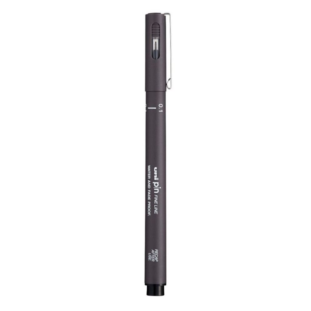 Uni-Ball Pin-200 0.1 Mm Fine Line Markers- Dark Grey- Pack Of 1